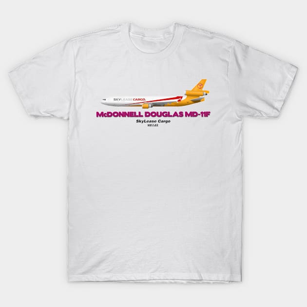 McDonnell Douglas MD-11F - SkyLease Cargo T-Shirt by TheArtofFlying